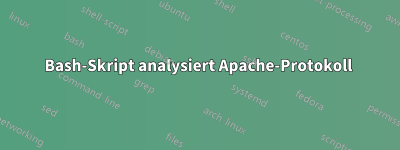 Bash-Skript analysiert Apache-Protokoll