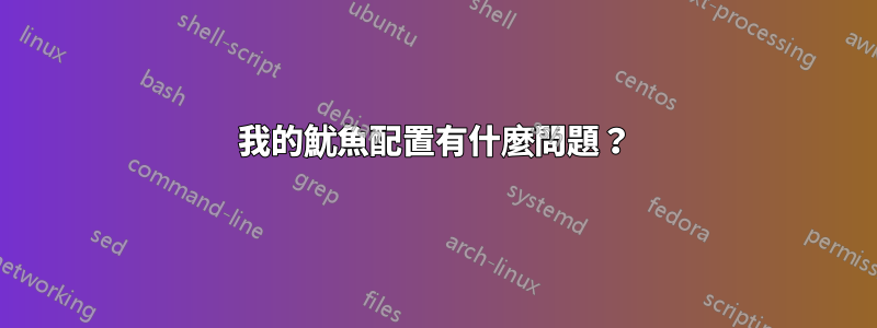 我的魷魚配置有什麼問題？