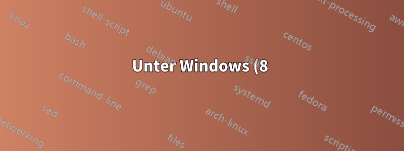Unter Windows (8) passiert beim Eintippen eines Anführungszeichens nichts, bis die nächste Taste gedrückt wird. Wie kann ich das deaktivieren?