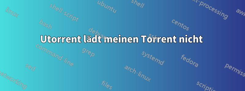 Utorrent lädt meinen Torrent nicht