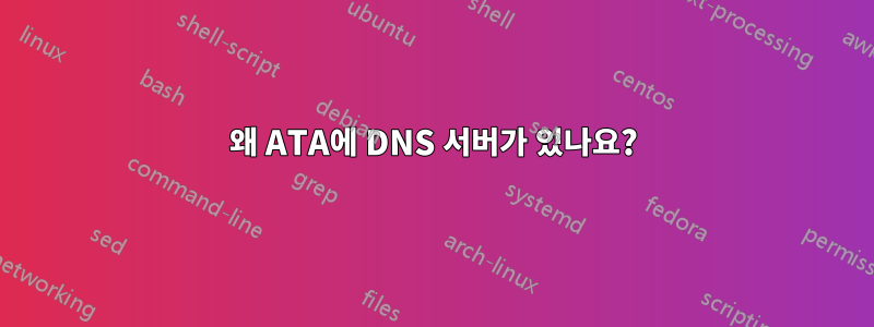 왜 ATA에 DNS 서버가 있나요?