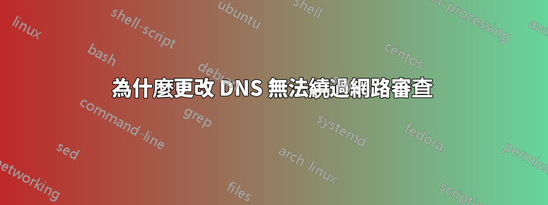 為什麼更改 DNS 無法繞過網路審查