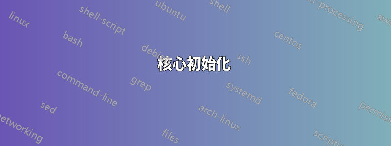 核心初始化