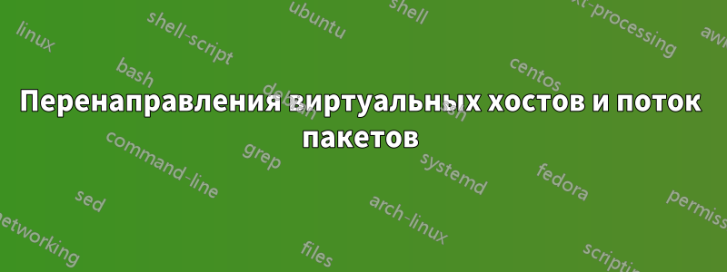 Перенаправления виртуальных хостов и поток пакетов