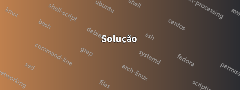 Solução