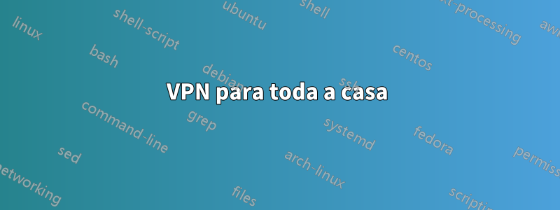 VPN para toda a casa