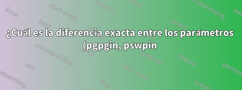 ¿Cuál es la diferencia exacta entre los parámetros (pgpgin, pswpin) y (pswpout, pgpgout) en /proc/vmstat?