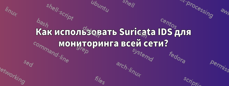 Как использовать Suricata IDS для мониторинга всей сети?