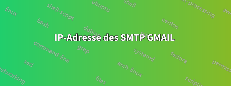 IP-Adresse des SMTP GMAIL