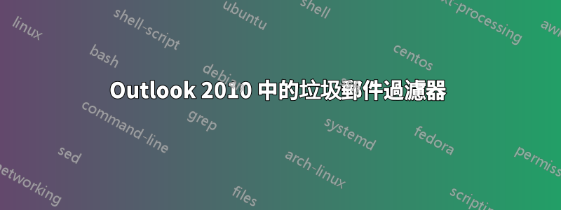 Outlook 2010 中的垃圾郵件過濾器