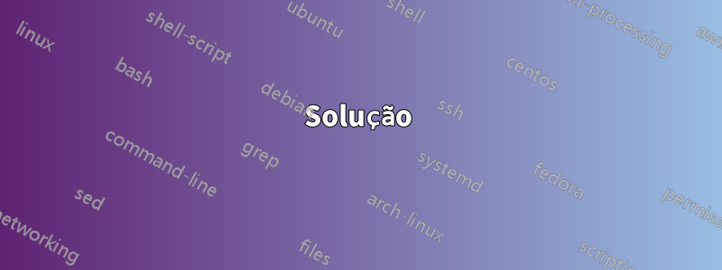 Solução