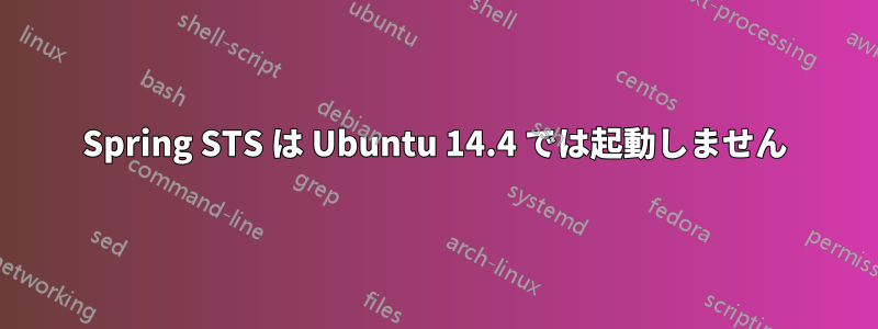 Spring STS は Ubuntu 14.4 では起動しません