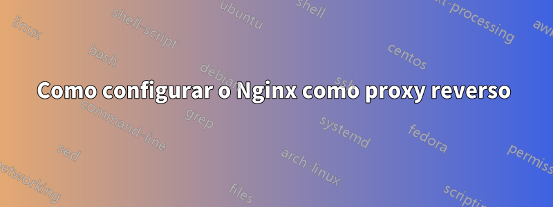 Como configurar o Nginx como proxy reverso