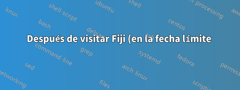 Después de visitar Fiji (en la fecha límite) y luego retroceder en el tiempo, no puedo acceder a github.com