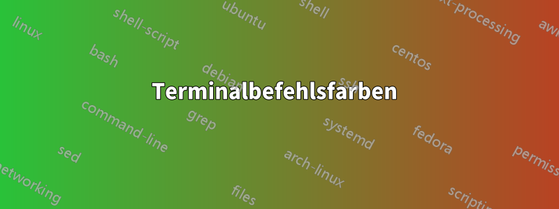 Terminalbefehlsfarben 