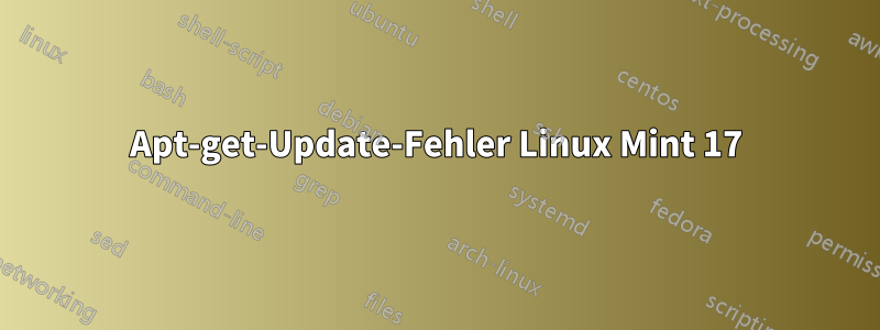 Apt-get-Update-Fehler Linux Mint 17