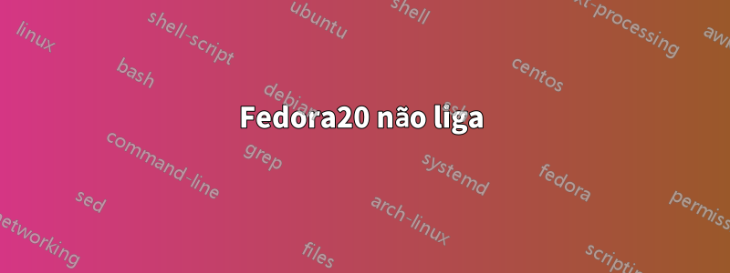 Fedora20 não liga