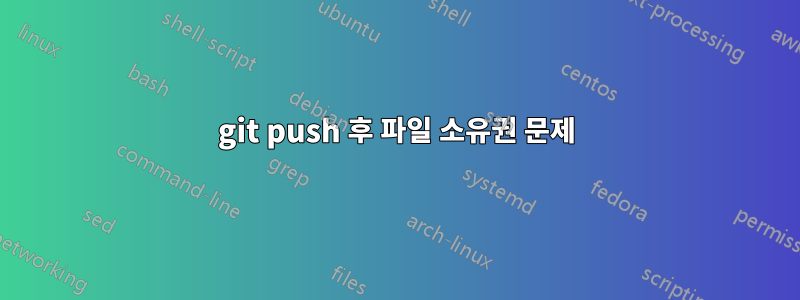 git push 후 파일 소유권 문제