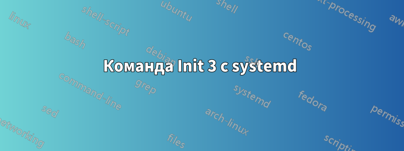 Команда Init 3 с systemd