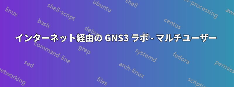 インターネット経由の GNS3 ラボ - マルチユーザー