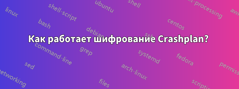 Как работает шифрование Crashplan?