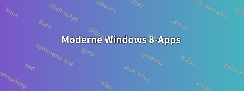 Moderne Windows 8-Apps