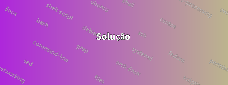 Solução