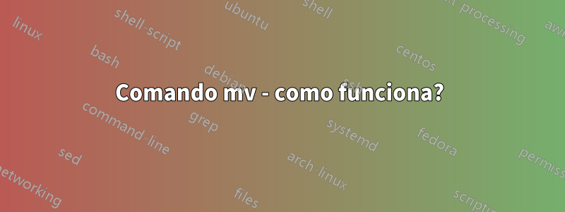 Comando mv - como funciona?