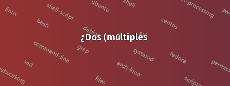 ¿Dos (múltiples) proveedores de Internet?
