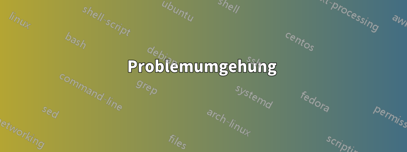 Problemumgehung