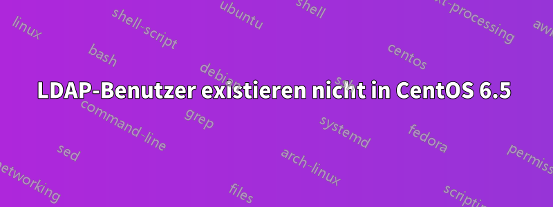 LDAP-Benutzer existieren nicht in CentOS 6.5