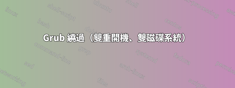 Grub 繞過（雙重開機、雙磁碟系統）