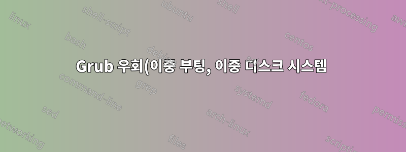 Grub 우회(이중 부팅, 이중 디스크 시스템)