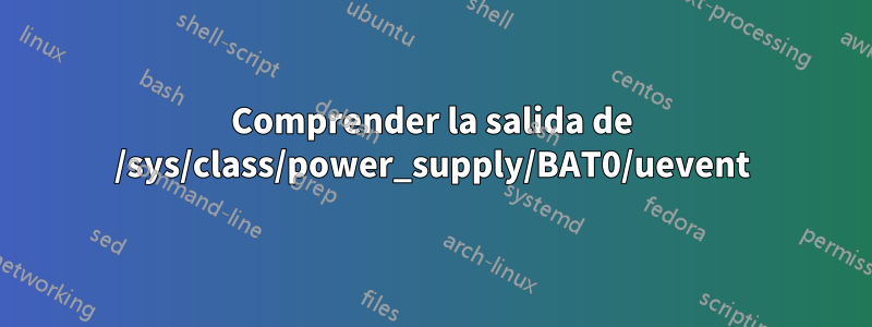 Comprender la salida de /sys/class/power_supply/BAT0/uevent