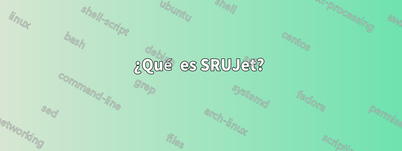 ¿Qué es SRUJet?