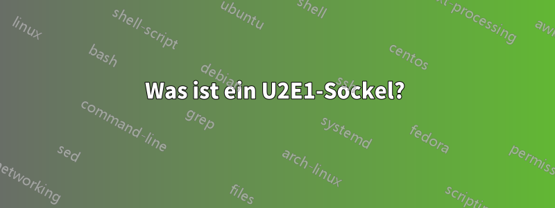 Was ist ein U2E1-Sockel?