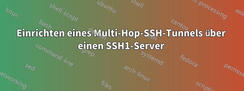 Einrichten eines Multi-Hop-SSH-Tunnels über einen SSH1-Server