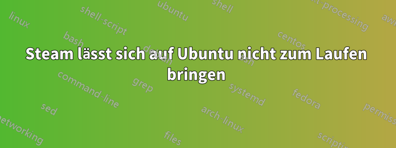 Steam lässt sich auf Ubuntu nicht zum Laufen bringen