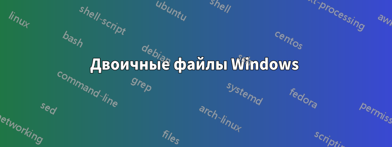 Двоичные файлы Windows