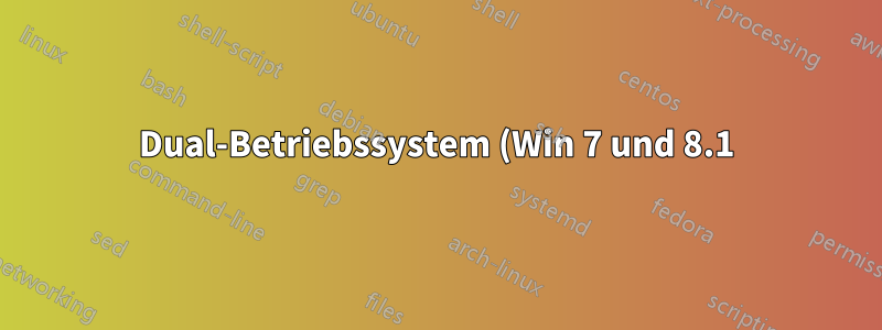 Dual-Betriebssystem (Win 7 und 8.1) – Kann ich die Win 7-Partition sehen, um auf Dateien zuzugreifen?
