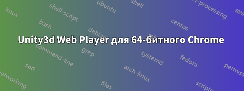 Unity3d Web Player для 64-битного Chrome