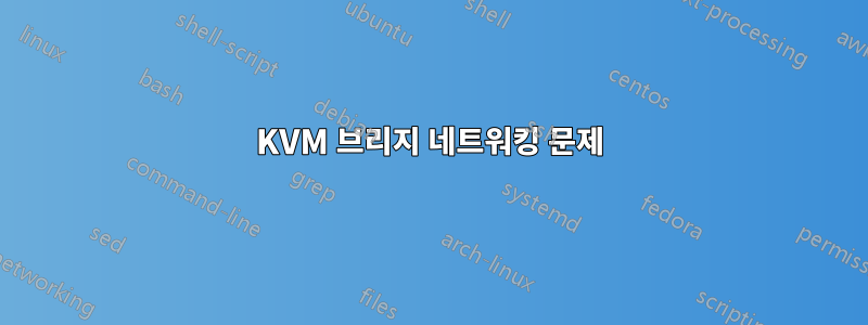 KVM 브리지 네트워킹 문제