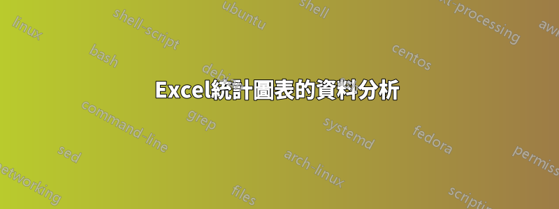 Excel統計圖表的資料分析