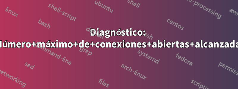 Diagnóstico: Número+máximo+de+conexiones+abiertas+alcanzada