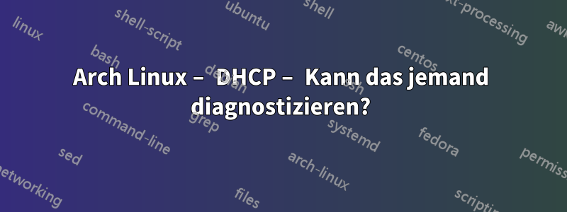 Arch Linux – DHCP – Kann das jemand diagnostizieren?