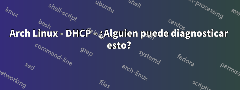 Arch Linux - DHCP - ¿Alguien puede diagnosticar esto?