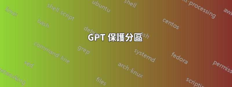 GPT 保護分區