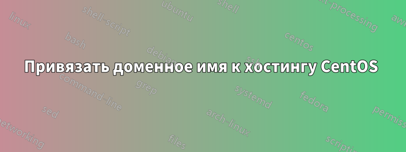 Привязать доменное имя к хостингу CentOS