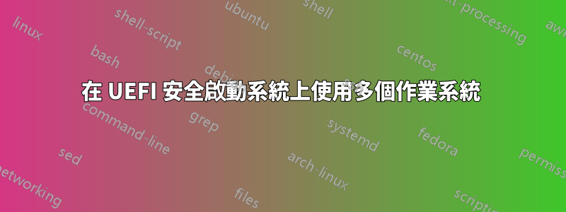 在 UEFI 安全啟動系統上使用多個作業系統