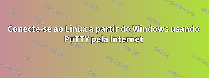 Conecte-se ao Linux a partir do Windows usando PuTTY pela Internet